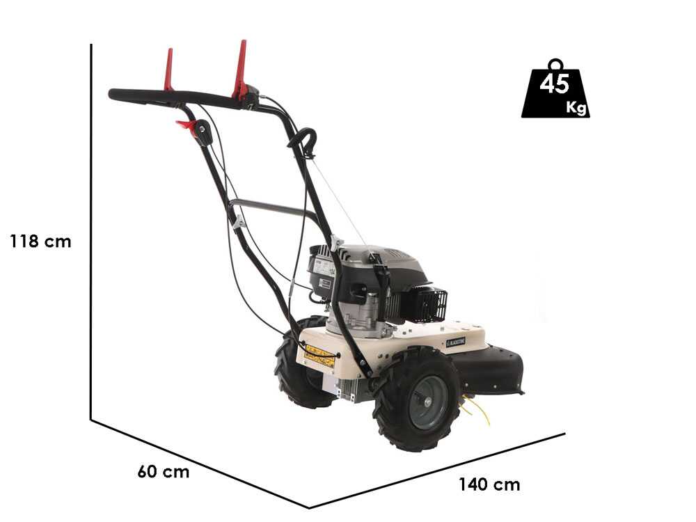 Débroussailleuse à roues BLACKSTONE WGT 60-173 SP