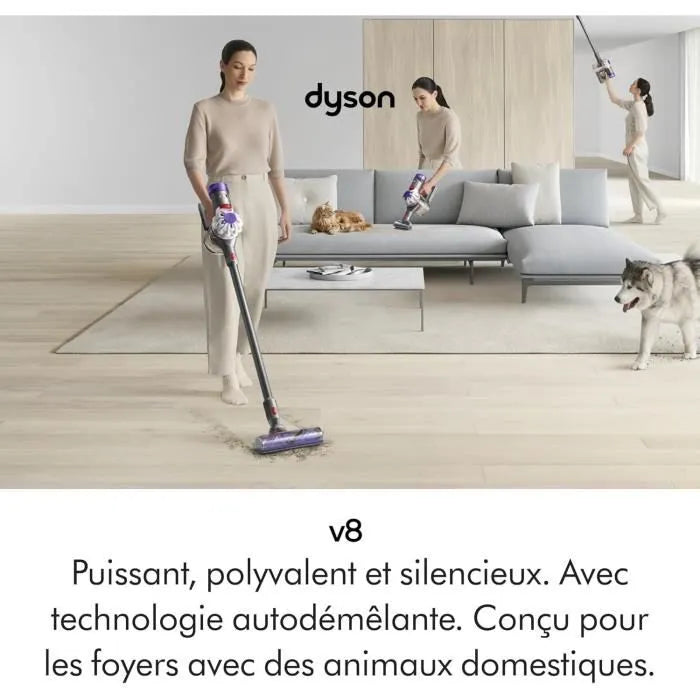 Dyson V8 Advanced Aspirateur Balai sans Fil - Puissance 130 Airwatts